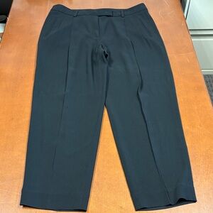 Sophisticated Black Cropped Women's Pants